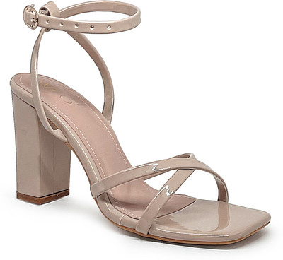 WFS Women Heels(Beige , 7)