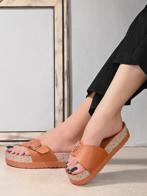 CORSICA Women Wedges(Tan , 8)