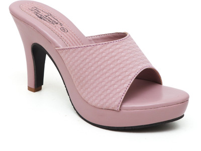THE ARWAH Women Heels(Purple , 7)