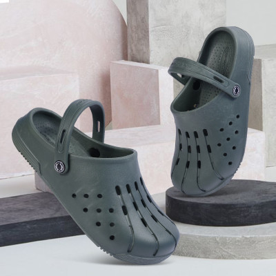 AD-FOAM Men Clogs(Olive , 8)