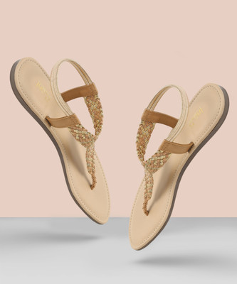 Inc.5 Women Flats(Beige , 4)