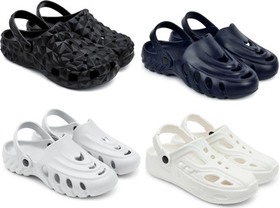 Golf Men Clogs(Black, Blue, Grey, White , 9)