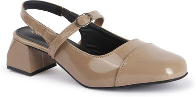 LAVIE Women Heels(Beige , 7)