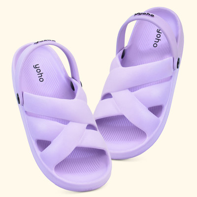 yoho Men Clogs(Purple , 7)