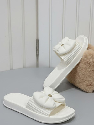 mokshi Women Flats(White , 6)