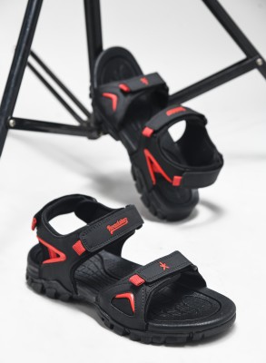 Roadster Men Sandals(Black , 8)