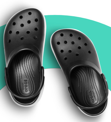 CROCS Crocband Men Sandals(Black , 8)