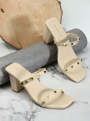 Dressberry Women Heels(Beige , 7)