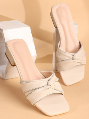 Zapatoz Women Heels(Camel , 4)