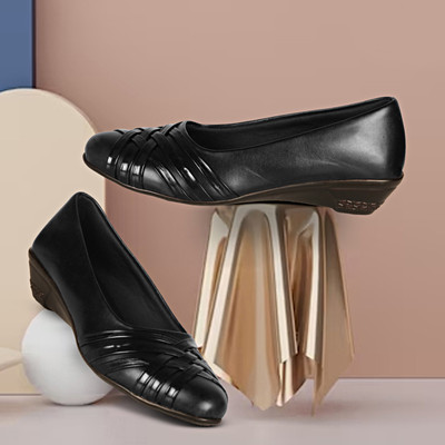 MY FOOT MY STYLE MY WAY Women Bellies(Black , 6)