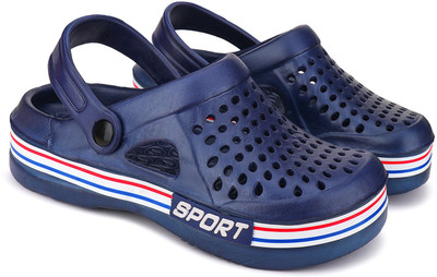 BERSACHE Men Clogs(Blue , 7)