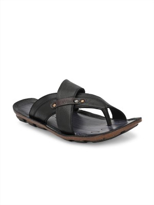 Hitz Men Sandals(Black , 5)