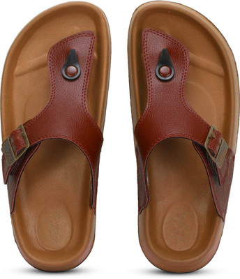 FLYNFIT Men Sandals(Brown , 6)