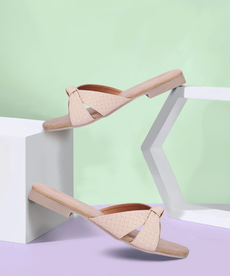 Dressberry Women Flats(Beige , 7)