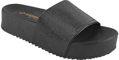 TRYME Women Heels(Black , 8)