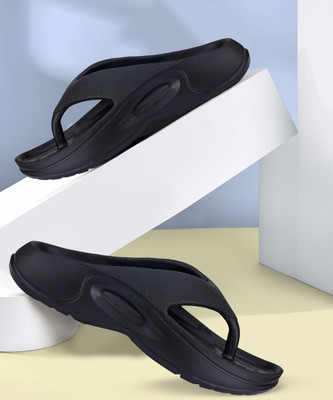 BERSACHE Men Men Sandals Flip Flops(Black , 10)