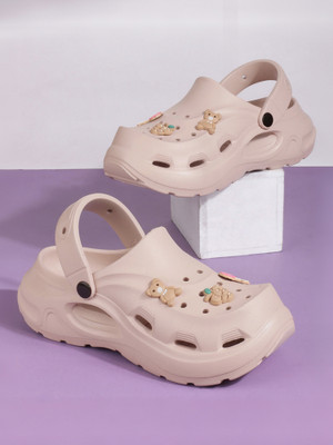 Roadster Women Clogs(Beige , 6)