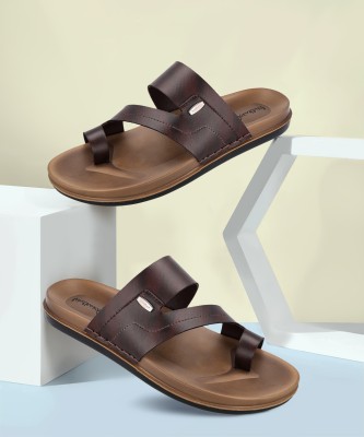 WALKAROO Men Sandals(Brown , 7)