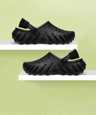 CROCS Echo Women Clogs(Black , 6 UK/India)