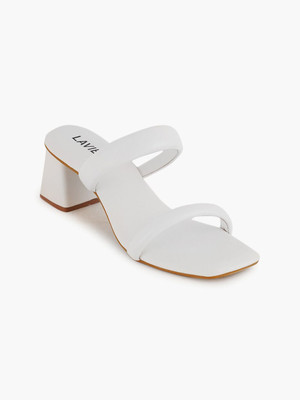 LAVIE Women Heels(White , 7)