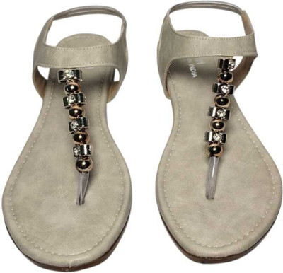 Clothique Step collections Women Flats(Grey , 8)