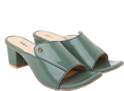 Todhwear Women Heels(Green , 5)