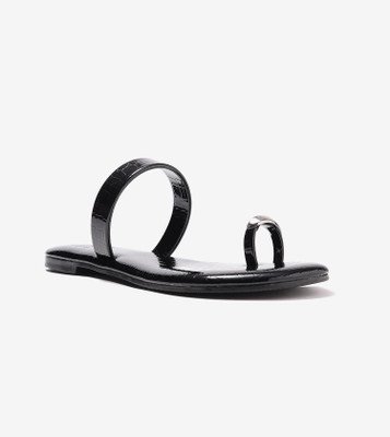 Pair-Ie Tales Women Flats(Black , 8)