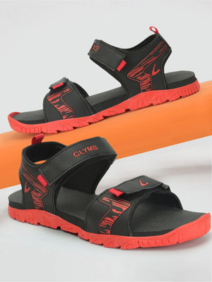 CLYMB Men Sports Sandals(Red , 9)