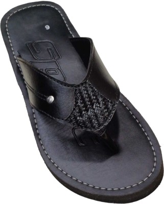 ABIDA Men Black Sandals