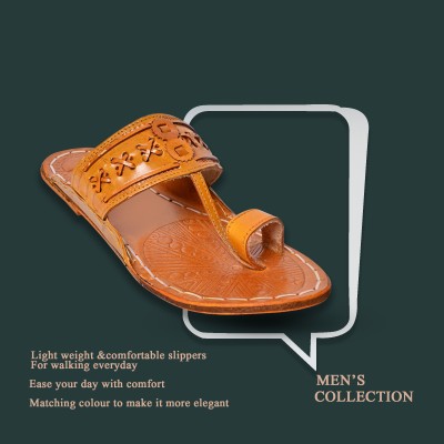 Royal Khwaab Men Sandals(Tan , 9)