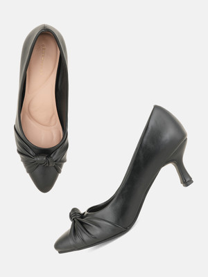 CHEMISTRY Women Heels(Black , 4)