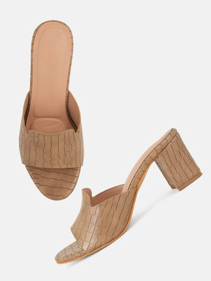 Roadster Women Heels(Beige , 8)