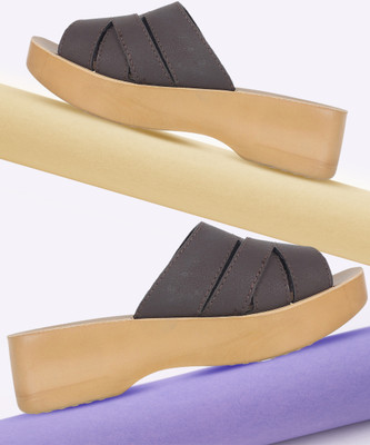 Inblu Women Wedges(Brown , 2)