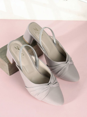 zaysoo Women Bellies(Grey , 4)