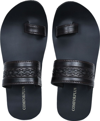 COMFORPLUS Men Sandals(Black , 10)