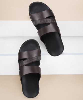 METRO Men Sandals(Brown , 9)