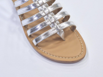 SSTEPUP Women Flats(Silver , 8)