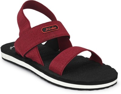 Hirolas Men Casual(Maroon , 8)