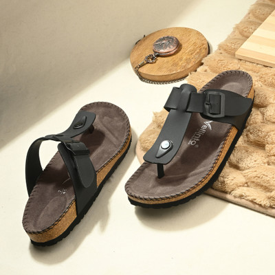 Vellinto Men Sandals(Grey , 9)