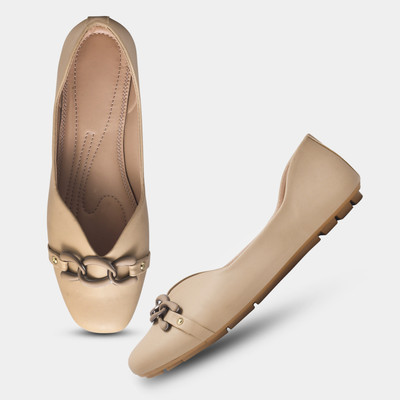 PEEK WP-VICTORIA-1 Bellies For Women(Beige , 8)