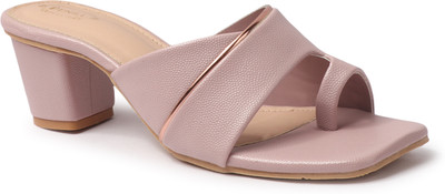 Denill Women Heels(Pink , 6)