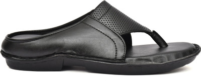 house of common Men Sandals(Black , 10)