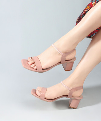 SSV Women Heels(Pink , 4)