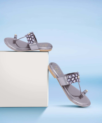 NH2 Women Flats(Grey , 7)