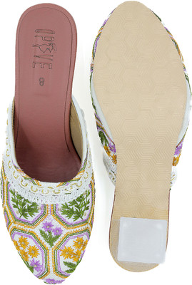 Opive Fashion Hub Women Heels(Off White , 6)