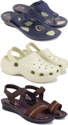 DRACKFOOT Women Casual(Brown , 5)