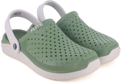 FLITE Men Clogs(Green , 6)