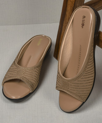 action Women Wedges(Beige , 7)