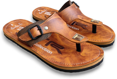 THE RAJA Men Sandals(Brown , 6)