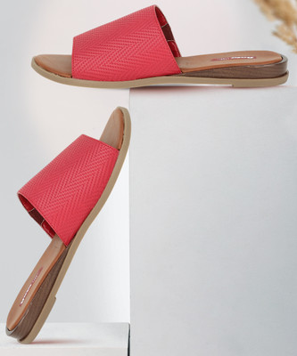 Bata Women Flats(Red , 6)